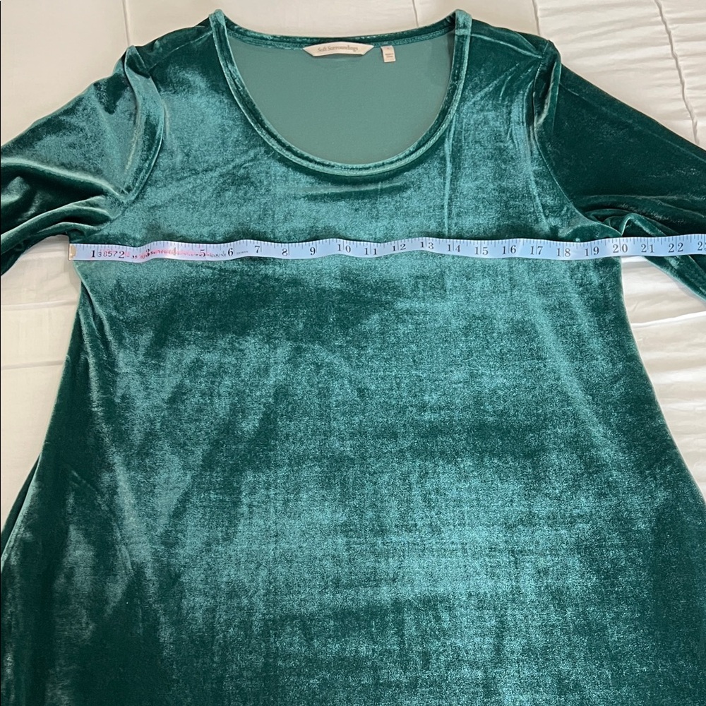 Soft Surroundings Deep Green Maxi Dress - Picture 5 of 10